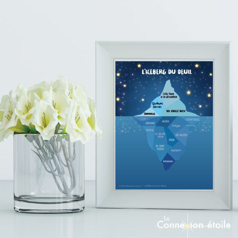 L'affiche L'Iceberg du deuil