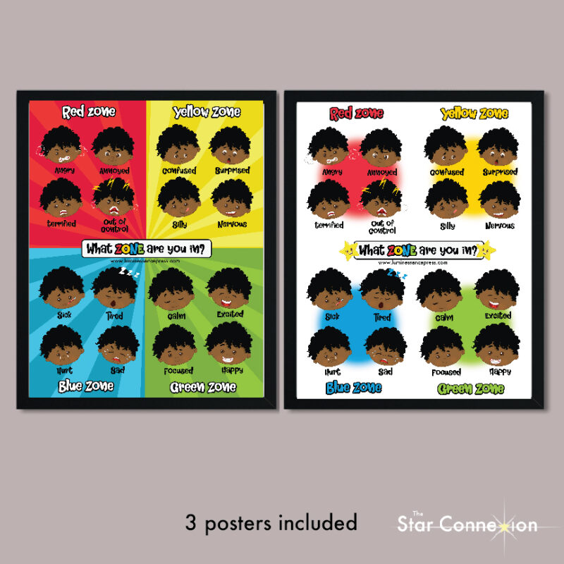 WHAT ZONE ARE YOU IN POSTERS (AFRICAN AMERICAN VERSION)